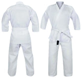 Rewon Basic 1.5 Ju Jutsu Gi in Weiß mit kostenlosem Gürtel, ideal für BJJ und Kampfsport; geeignet für Boxen und Fitness.